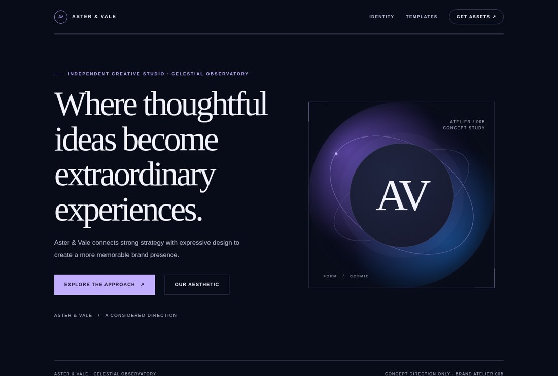 Celestial Observatory brand identity