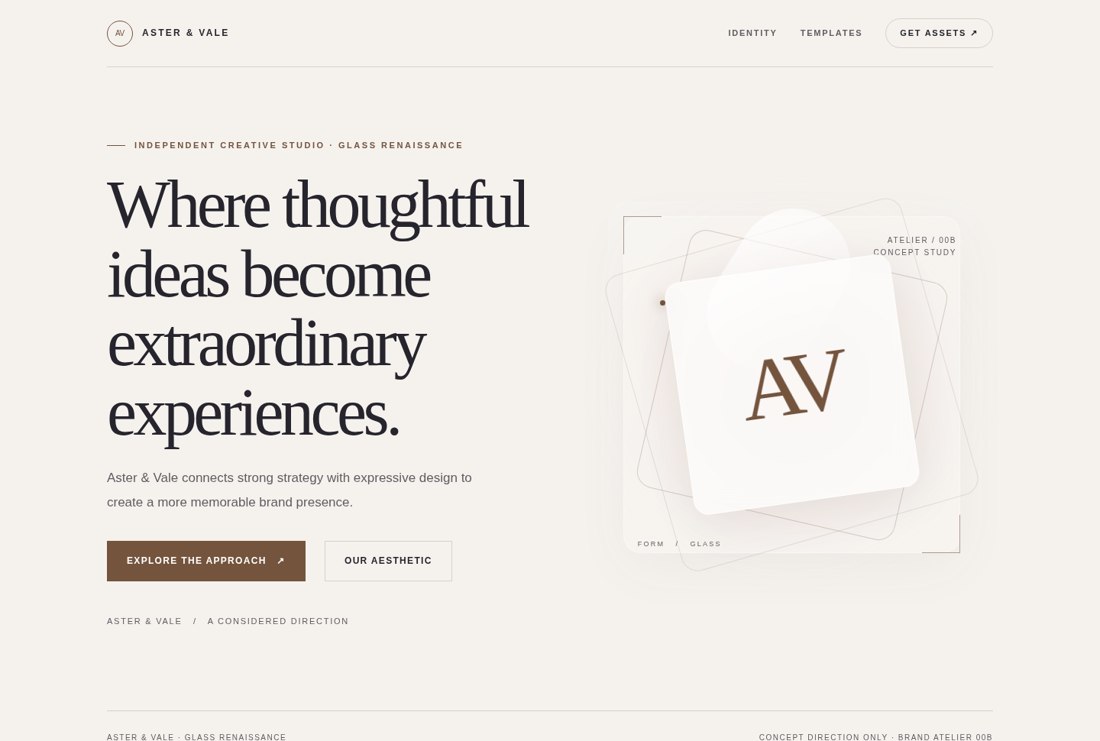 Glass Renaissance brand identity